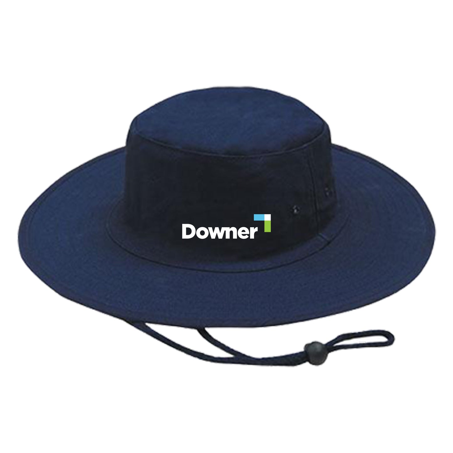 Canvas Wide Brim Hat    - NAVY