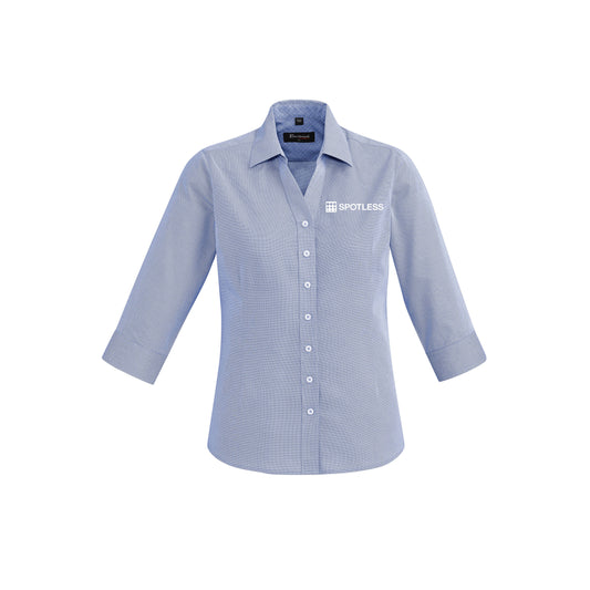 Hudson Ladies 3-4 Shirt        - Patriot Blue