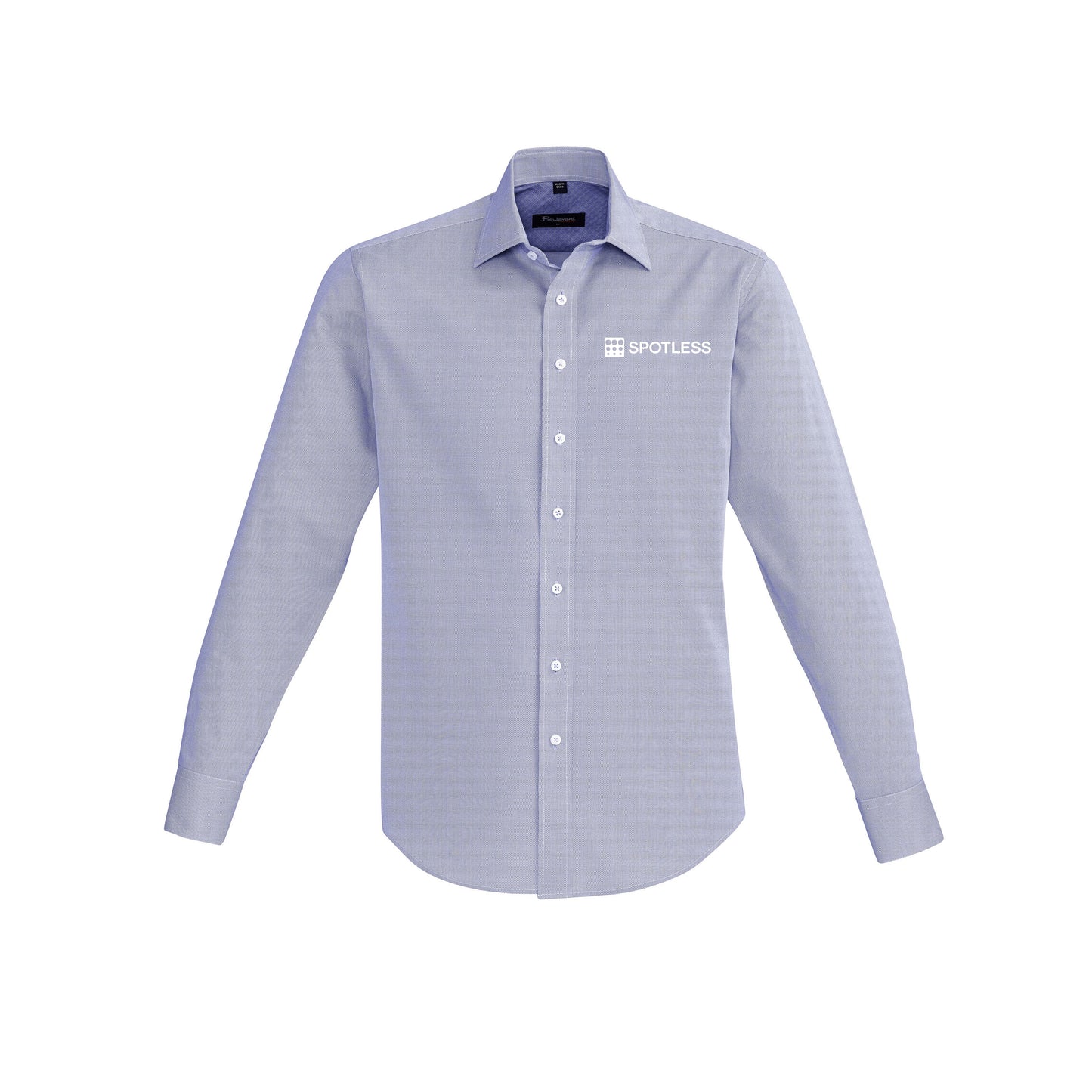 Hudson Mens L-S Shirt          - Patriot Blue