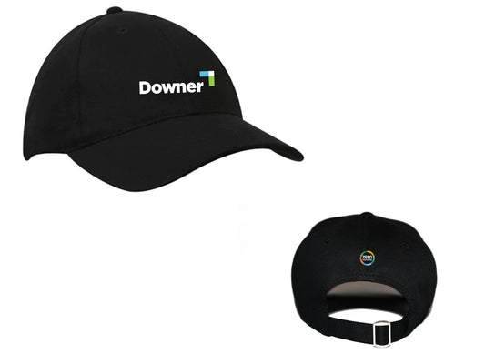 Brushed Heavy Cotton Cap - BLACK