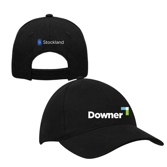 Brushed Heavy Cotton Cap - BLACK