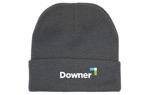 Roll Up Beanie Acrylic  - CHARCOAL