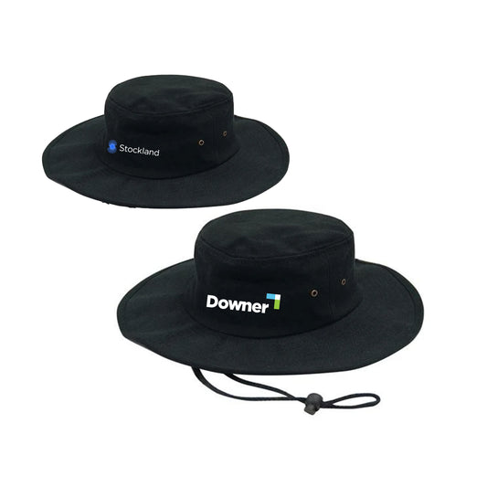 Hat Brushed Heavy Cotton - BLACK