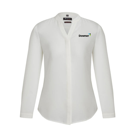 Womens Juliette Long Sleeve Blouse - IVORY
