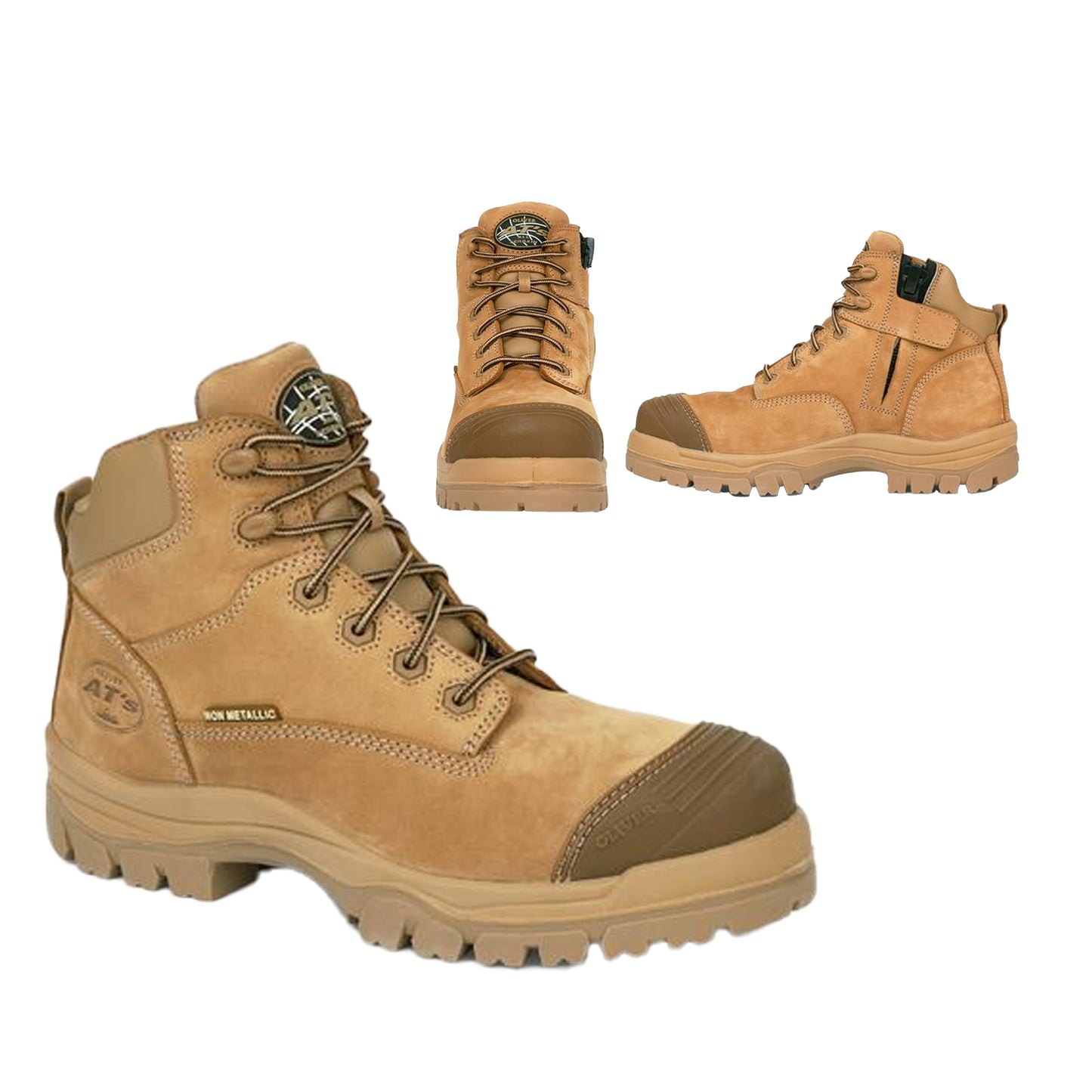Oliver 130mm Stone Zip Sided Boot - STONE