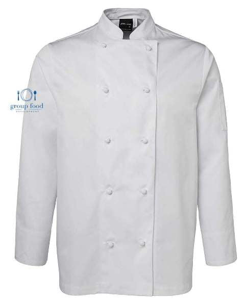 Chefs Jacket L-S - WHITE