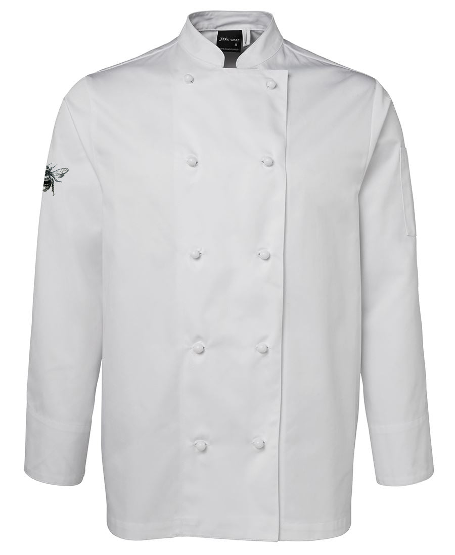 Chefs Jacket L-S - WHITE