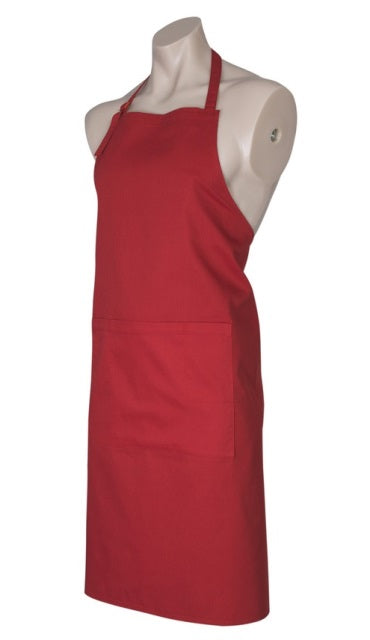 Apron Bib Pocket - RED
