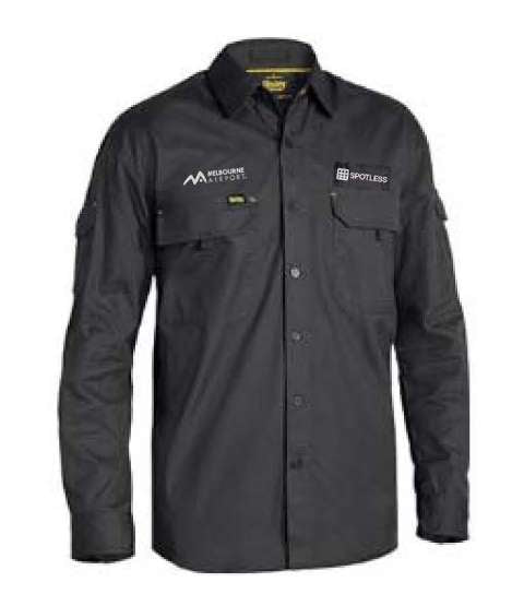 Ripstop LS Shirt - CHARCOAL