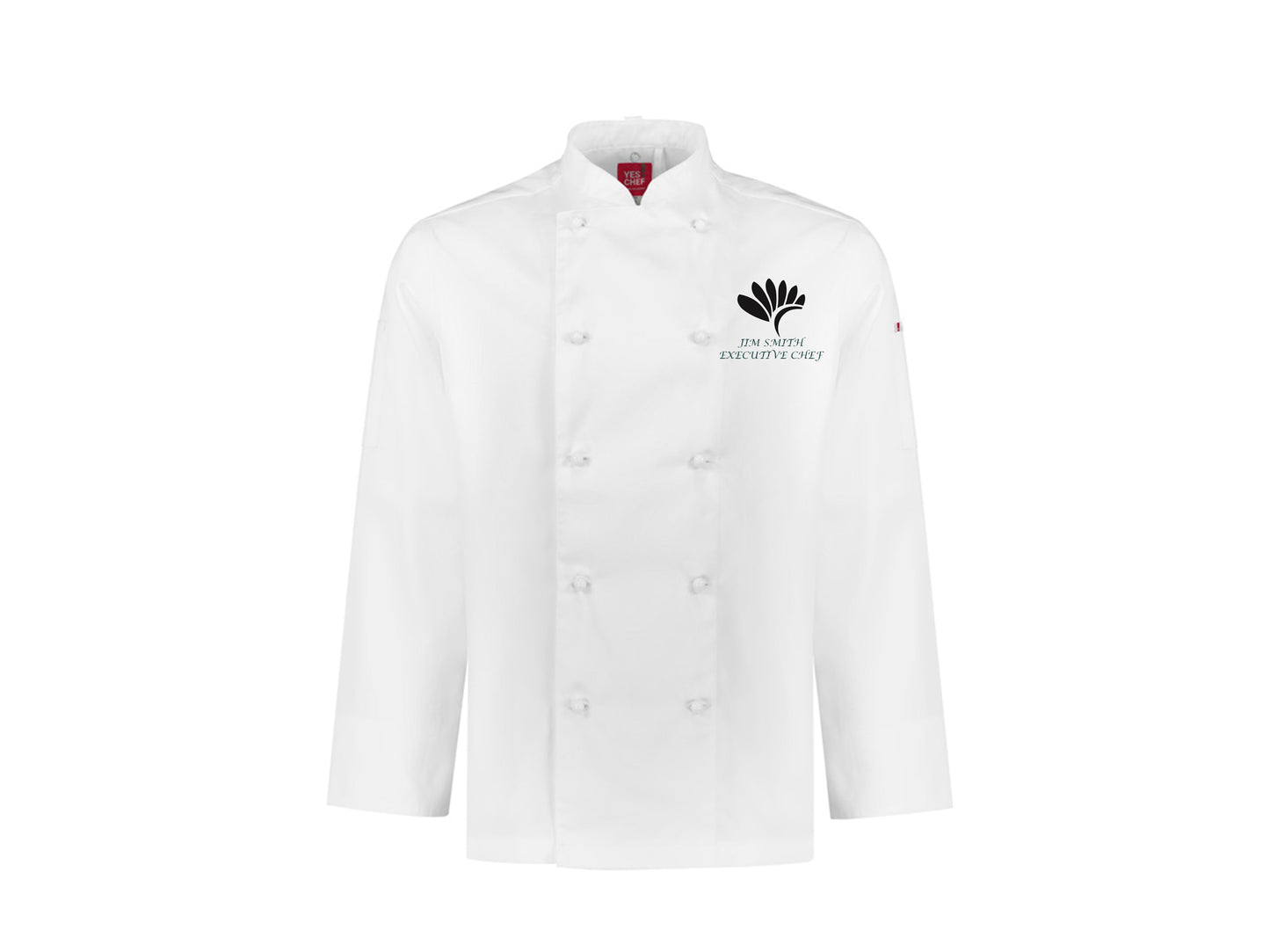 Al Dente Mens Chef Jacket         - WHITE