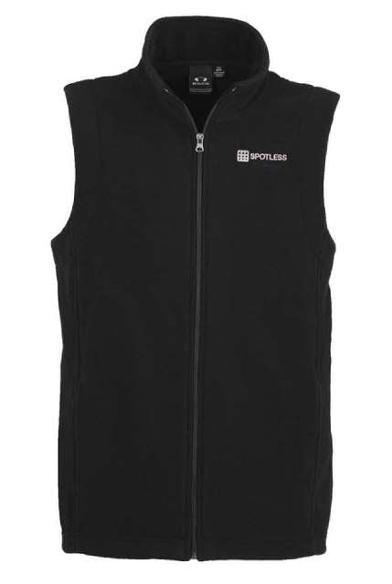 Vest Plain Mens - BLACK