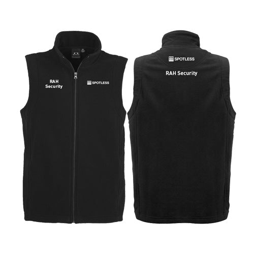 PLAIN MENS VEST         - BLACK
