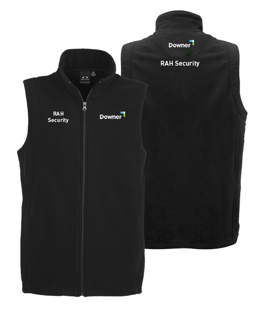 PLAIN MENS VEST  - BLACK