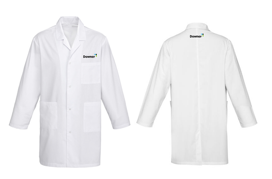Unisex Classic Lab Coat - White