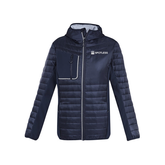 PATROL U Hybrid Puffer Jkt     - Navy/Silver