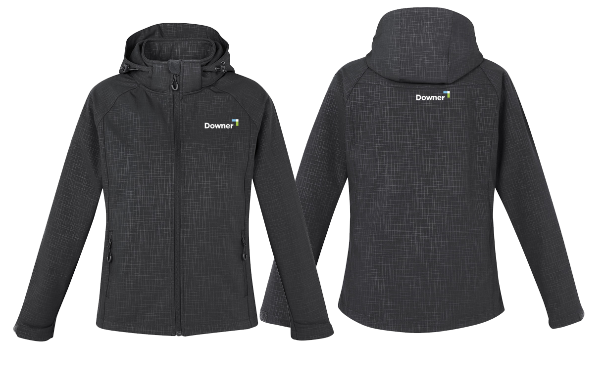 LADIES GEO JACKET - BLACK