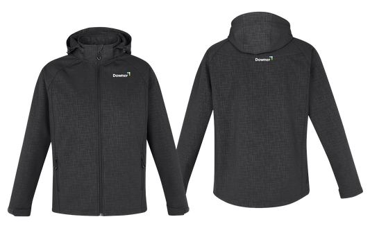 MENS GEO JACKET - BLACK