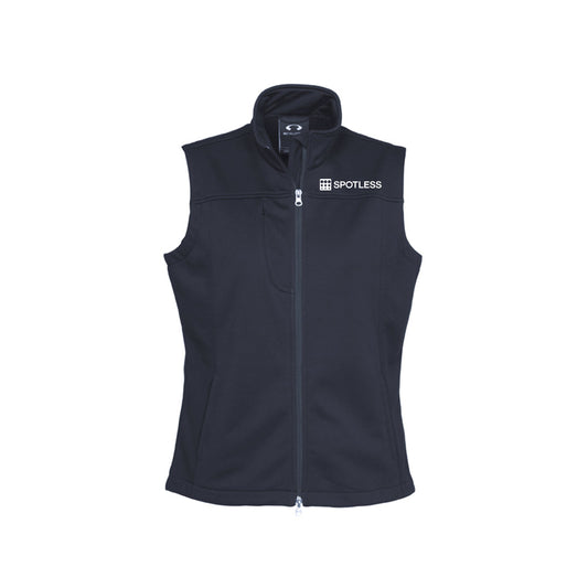Ladies Biz Tech Soft Shell Ves - NAVY