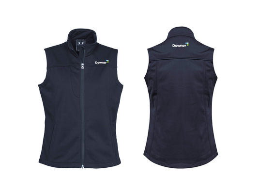 LADIES SOFT SHELL VEST - NAVY