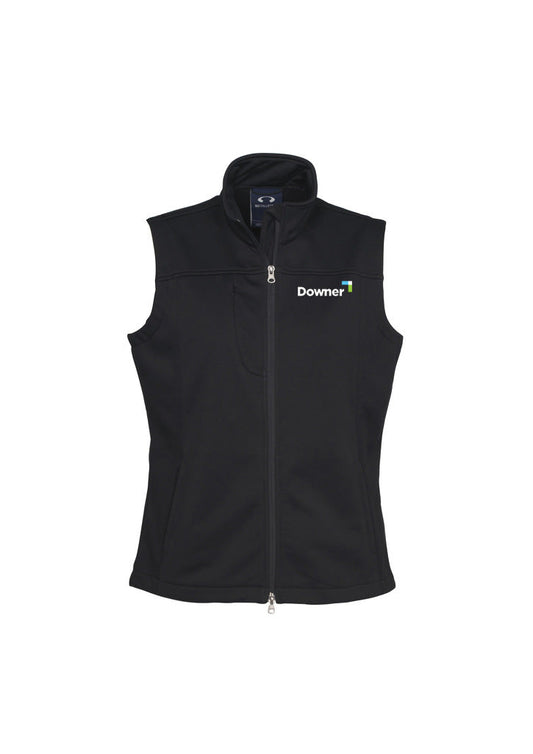 LADIES BIZ TECH SOFT SHELL VES - BLACK