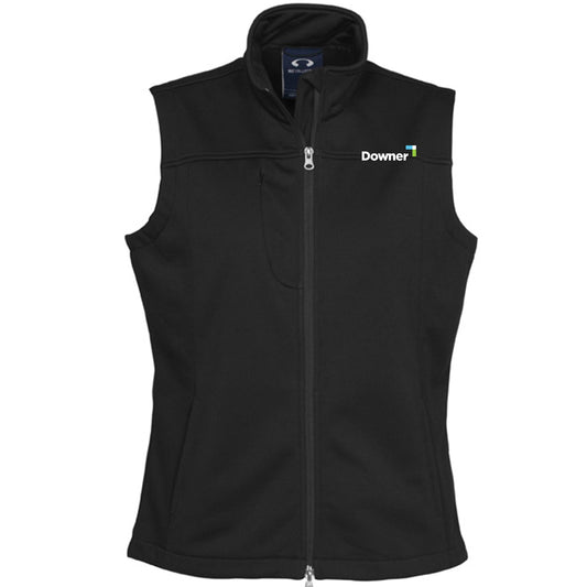 Ladies Biz Tech Soft Shell Vest - BLACK