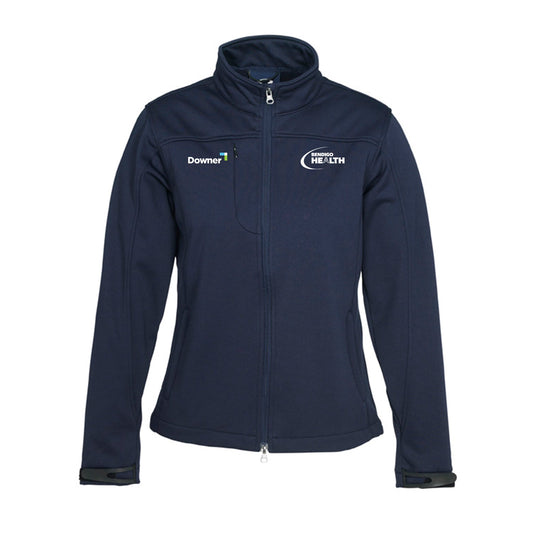 Ladies Soft Shell Jacket - NAVY