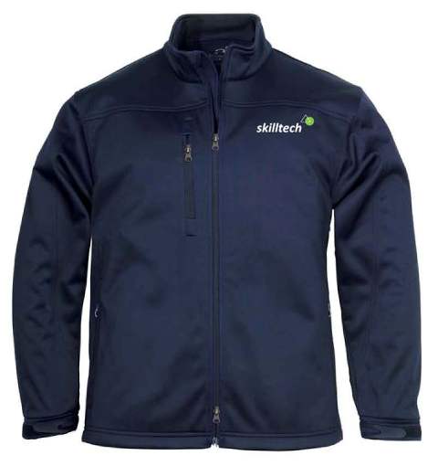 Mens Biz Tech Soft Shell Jacket - NAVY