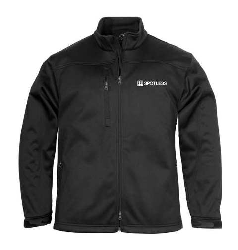 Mens Soft Shell Jacket - BLACK