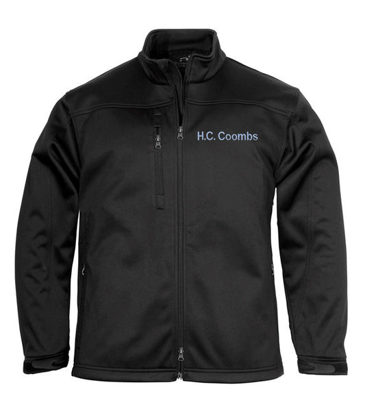 Mens Biz Tech Soft Shell Jacket - BLACK