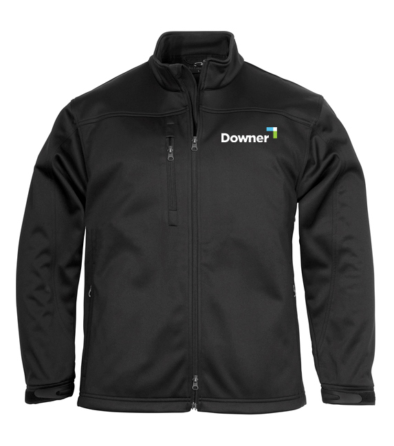 MENS BIZ TECH SOFT SHELL JACKET - BLACK