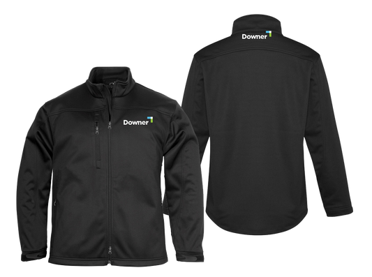 MENS BIZ TECH SOFT SHELL JACKET - BLACK