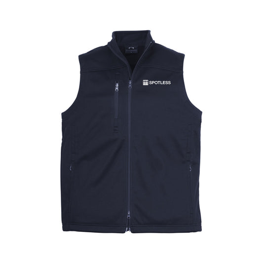 Men's Biz Tech Soft Shell Vest - NAVY