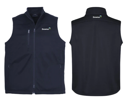 MENS SOFT SHELL VEST - NAVY