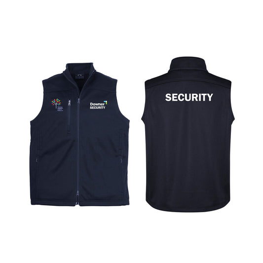 MENS SOFT SHELL VEST - NAVY