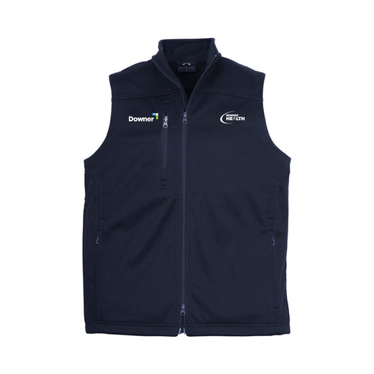 Men's Biz Tech Soft Shell Vest - NAVY