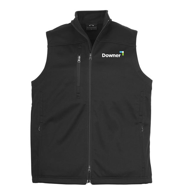 MEN'S BIZ TECH SOFT SHELL VEST - BLACK