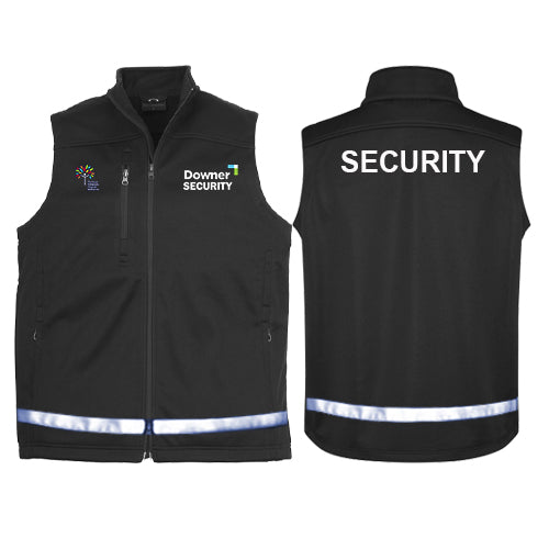 MENS SOFT SHELL VEST - BLACK