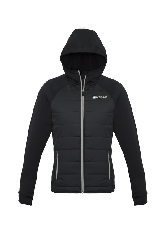 Ladies STEALTH TECH HOO - Black-Silver Grey