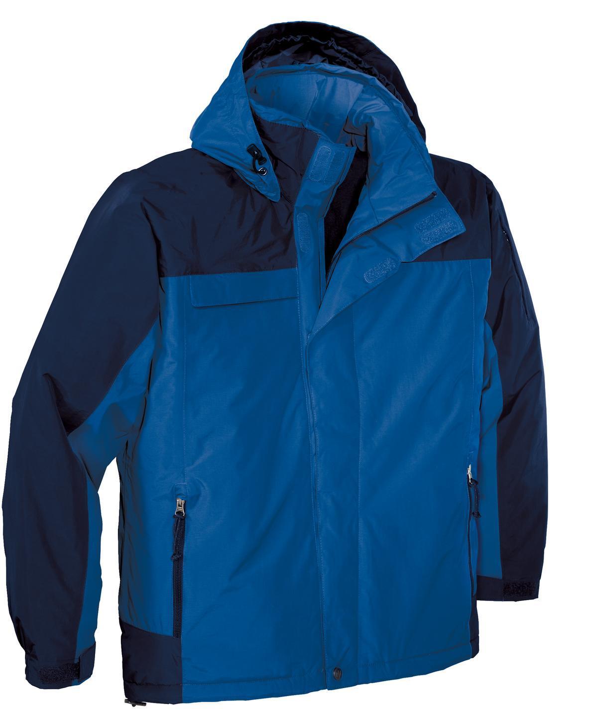 Port Authority Noootka Jacket  - Navy-Sky