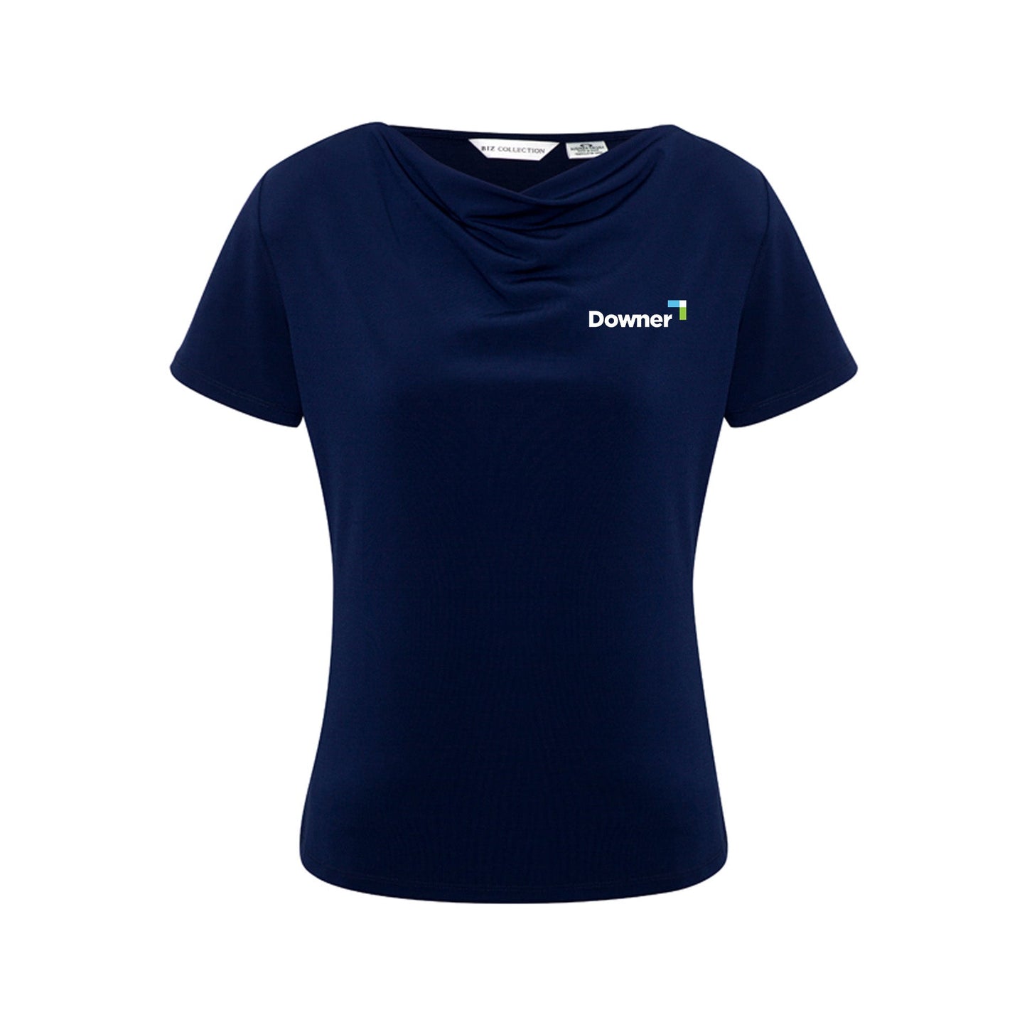 Ava Ladies Knit Top     - Midnight Blue