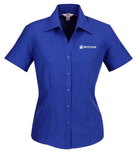Oasis Ladies S-S Shirt  - ELECTRIC BLUE