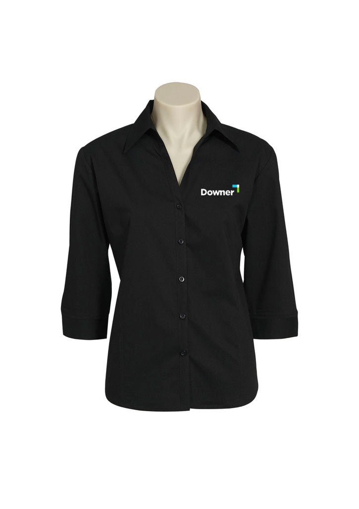 Metro Ladies 3-4 Shirt - BLACK