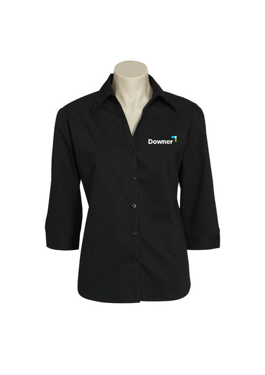 Metro Ladies 3-4 Shirt - BLACK