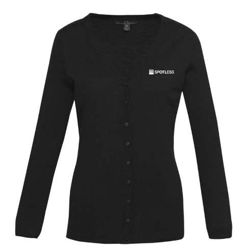 Milano Ladies Cardigan  - BLACK