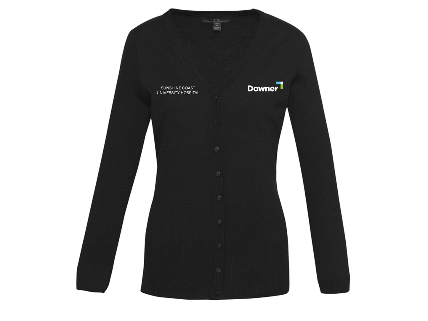 Milano Ladies Cardigan  - BLACK