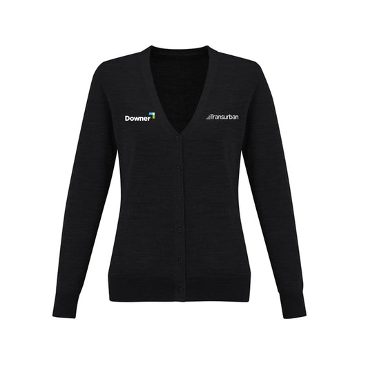 Womens Roma Knit Cardigan - BLACK