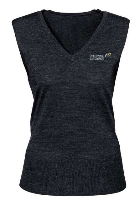 Milano Ladies Vest      - CHARCOAL