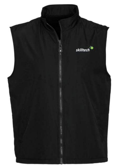 REV VEST NYLON-MICROF   - BLACK-BLACK