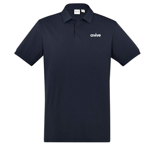 Mens City Short Sleeve Polo - NAVY