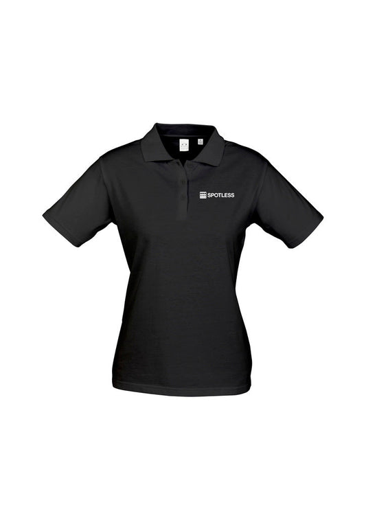 Ice Ladies Polo         - BLACK